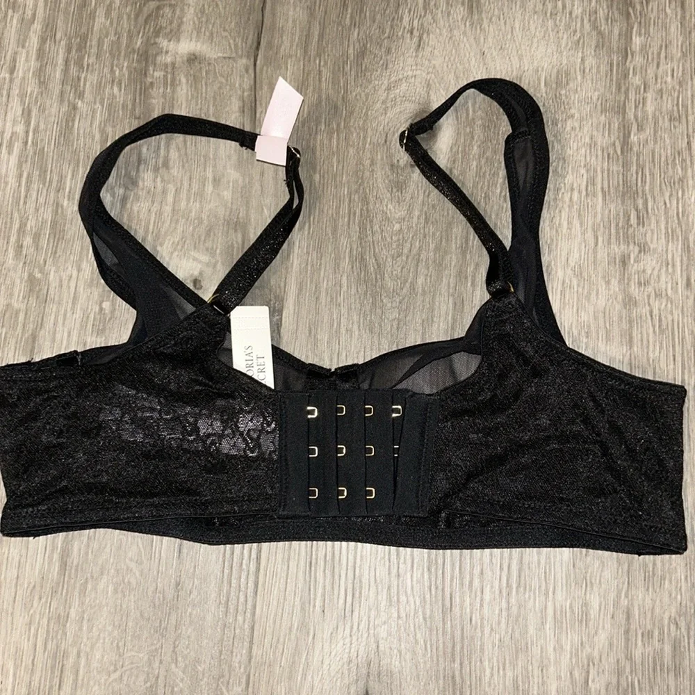 Victoria’s Secret very sexy Icon mesh longline plunge bra